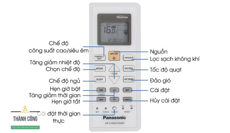 Hướng dẫn bật chế độ hút khử mùi bằng điều khiển điều hòa Panasonic Hướng dẫn bật chế độ hút khử mùi bằng điều khiển điều hòa Panasonic