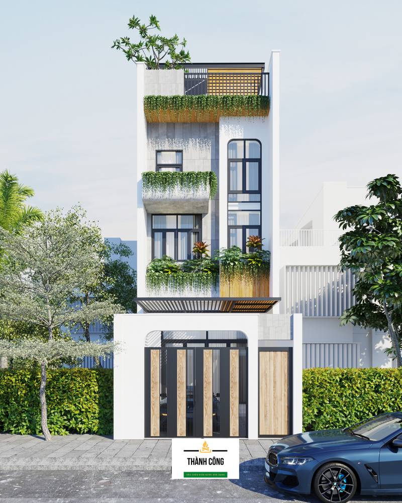 Nhà phố hiện đại 5x20